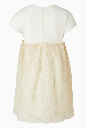 Embroidered T-shirt Dress