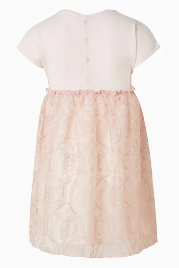 Embroidered T-shirt Dress