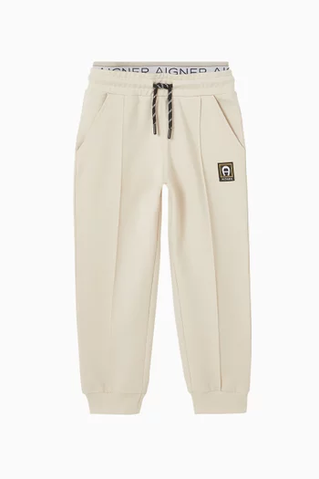 Logo-patch Sweatpants in Cotton