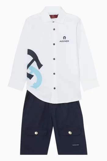 شورت رياضي بحزام خصر بشعار الماركة