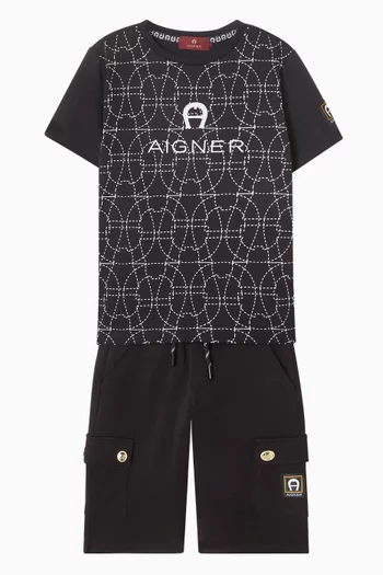 Logo-print T-shirt in Cotton