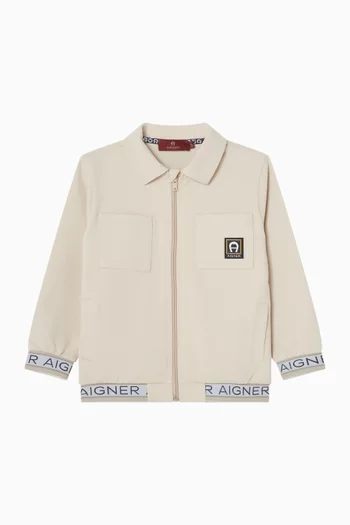 Logo Zip Pocket Jacket