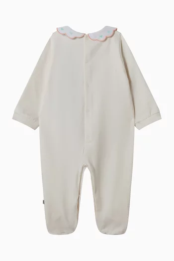 بيجاما قطعة واحدة بطبعة حقيبة قطن بيما