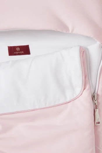 كيس نوم للأطفال الرضع بتطريز شعار الماركة قطن بيما