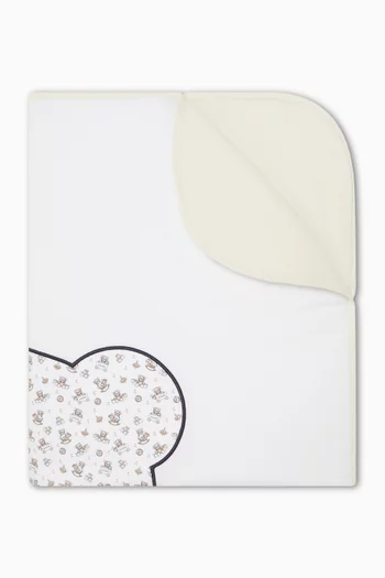 بطانية للرضع بشعار الماركة ودب تيدي قطن بيما