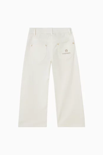 Butterfly Embroidery Jeans in Denim