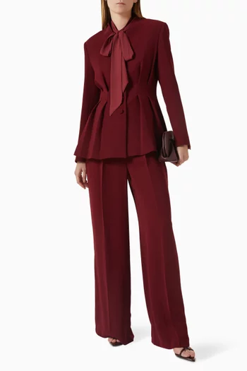 بنطال بقصة ساق واسعة