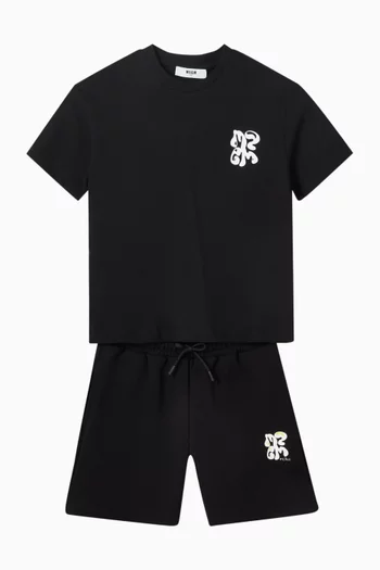 Graphic Logo T-shirt in Cotton Jersey