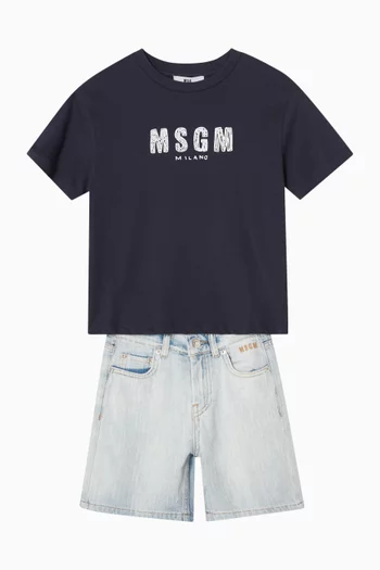 Logo T-shirt in Cotton