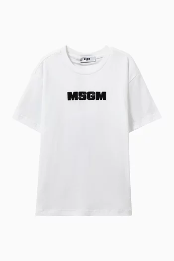 Logo-print T-shirt in Cotton