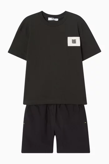 Graphic Logo T-shirt in Cotton Jersey