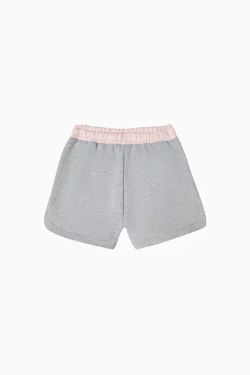 Logo Sweatshorts in Cotton-fleece