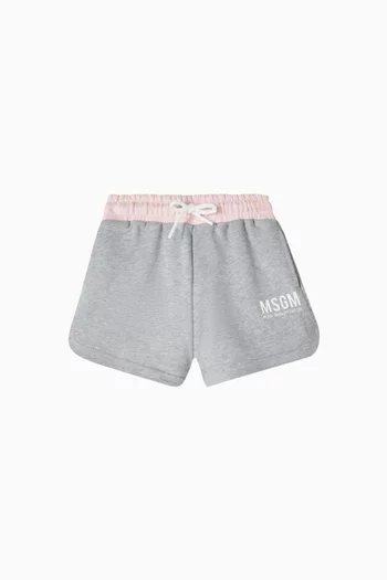 Logo Sweatshorts in Cotton-fleece
