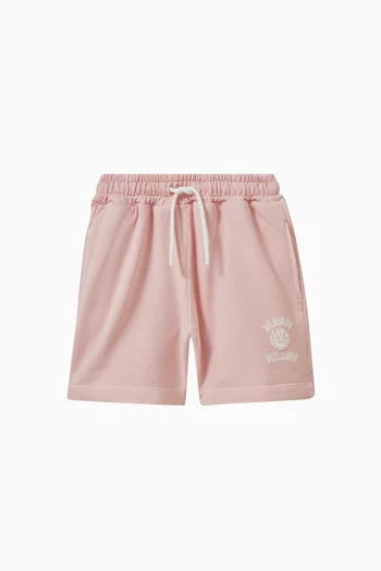 Logo Drawstring Shorts in Cotton