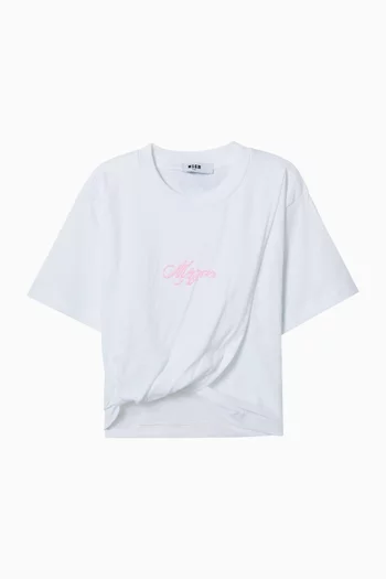 Logo-print T-shirt in Cotton