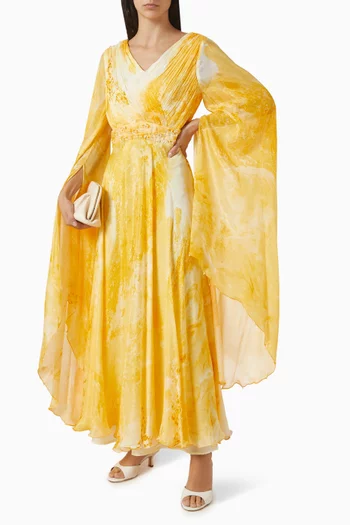 3D Corsage Dress in Chiffon