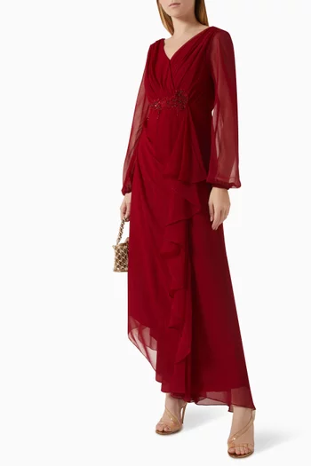 Printed Dress in Georgette