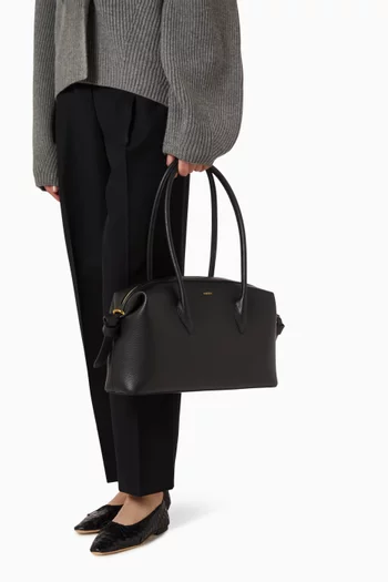 حقيبة دفل بريوش جلد بقر