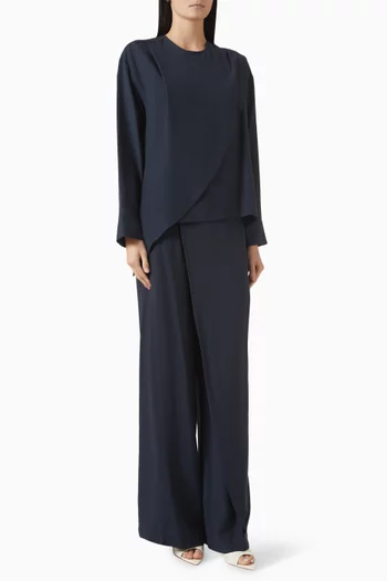 طقم بنطال بدرابيه