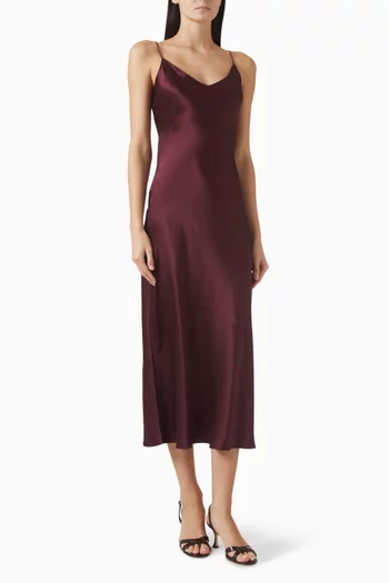 Taylor Slip Maxi Dress in Silk