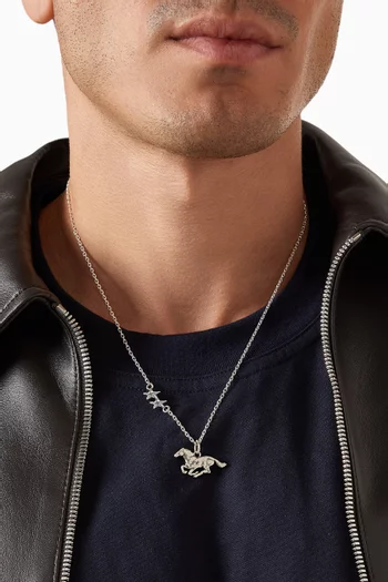 Horse Necklace in Sterling Silver