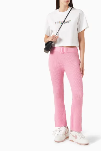 تي شيرت بوكيش قصير بطبعة زهور قطن