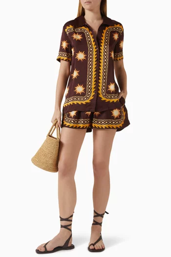 شورت بنقشة شموس