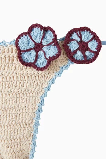 Ava Hibiscus Crochet Bikini Briefs