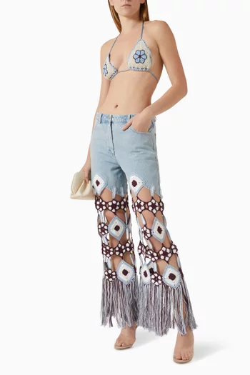 Belma Crochet Jeans