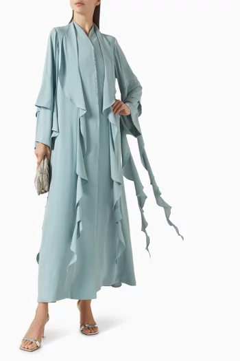 Crystal-embellished Abaya