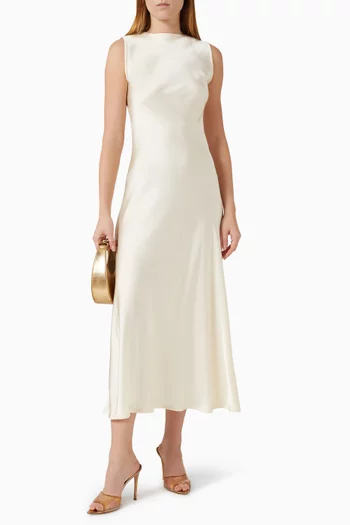 فستان ستون متوسط الطول ستان