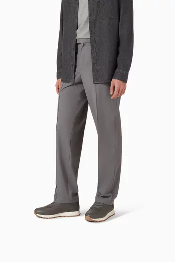 Runner Sneakers in Leather