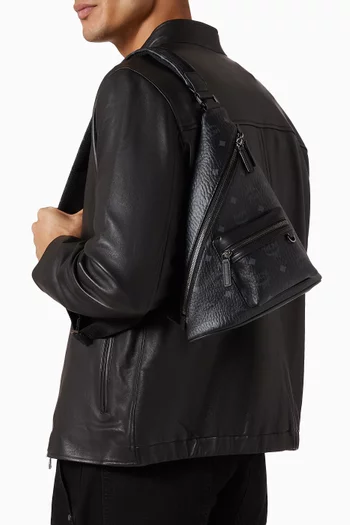 حقيبة بحمالة أرين ميني قنب بنقشة فيزيتوس