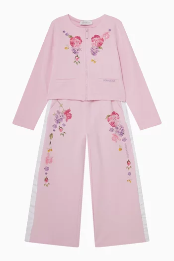 جاكيت بطبعة زهور قطن