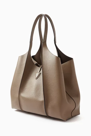 Medium T Timeless Shopping Bag in Leather