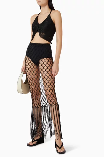 تنورة كالاني بشرّابات