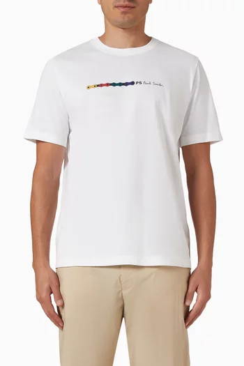 تي شيرت قطن بسلسلة