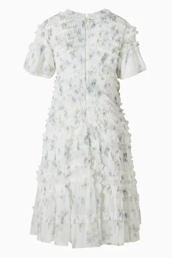 Magnolia Ditsy Amara Ruffle Dress