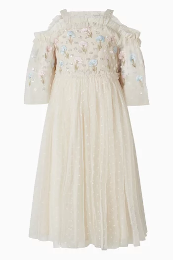 Dandelion Ditsy Off-Shoulder Dress