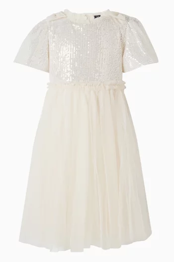 Paloma Sequin Bow Dress