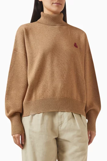 Nasha Turtleneck Sweater in Cotton Blend