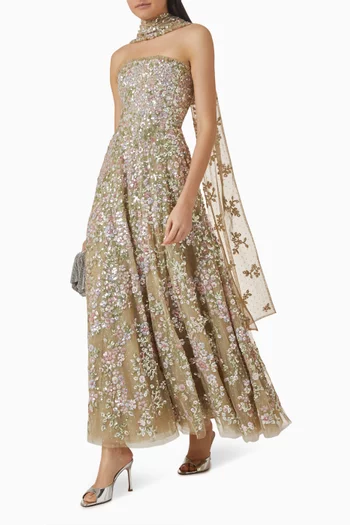 فستان دريم جارلاند بفتحة رقبة بلا حمالات