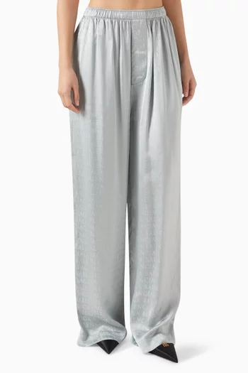 Type Fade Pyjama Pants in Jacquard Viscose