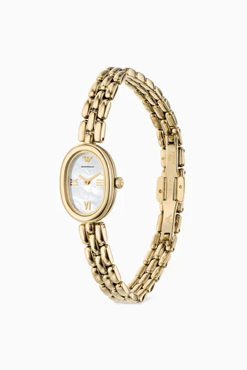 Ophelia Quartz Stainless Steel Watch, 24mm