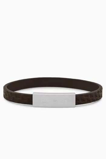 Eagle Logo Bracelet in Leather