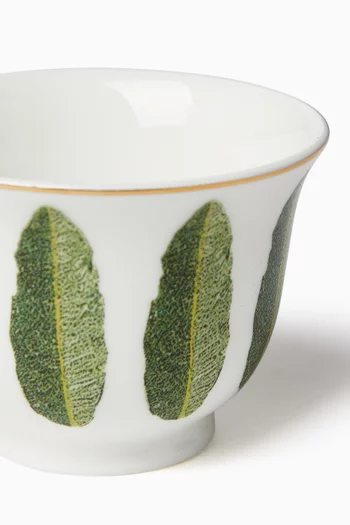 The Palm Chaffe Cups in Porcelain