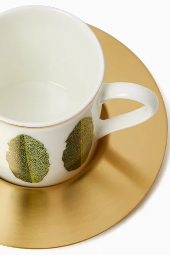 The Palm Espresso Cups & Saucers, Set of 6