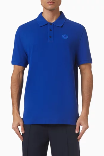 Tonal Disc Beckley Polo Shirt in Cotton