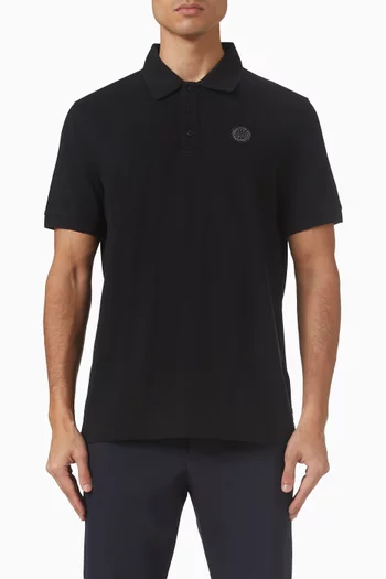 Black Label Beckley Polo Shirt in Cotton