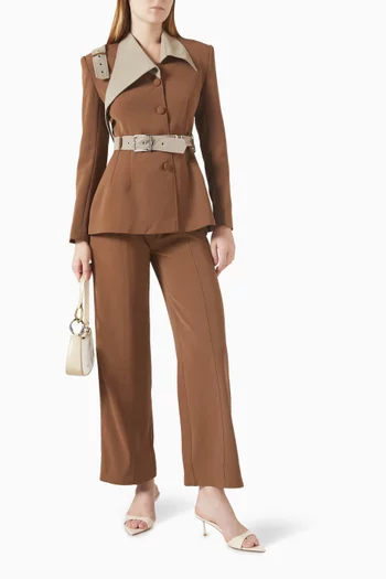 Straight-fit Pants in Twill